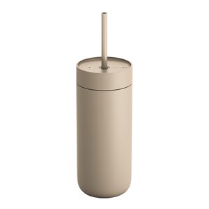 Fellow Carter Cold Desert Capsule tumbler med sugrör 475 ml sand dune