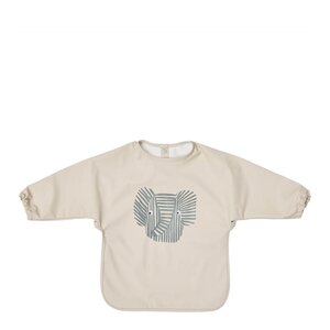 OYOY Erik Elefant Cape haklapp med ärm 74 cm beige