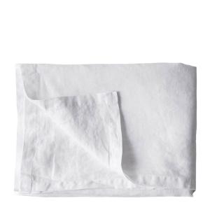 Tell Me More Linneduk 145x330 cm bleached white linen