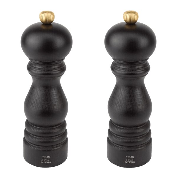 Peugeot Paris Duo salt/pepparkvarnset 18 cm choklad