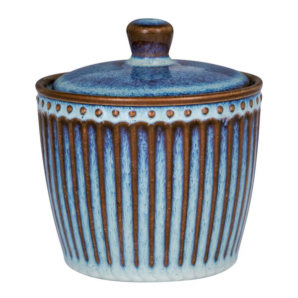 GreenGate Everyday Alice sockerskål 12 cl oyster blue
