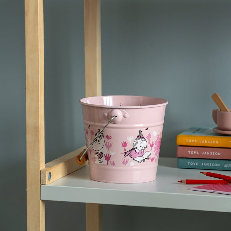 Muurla Mumin hink 2 L rosa