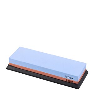 Dorre Suri slipsten 240/1000 med gummibas 18 cm blå/röd