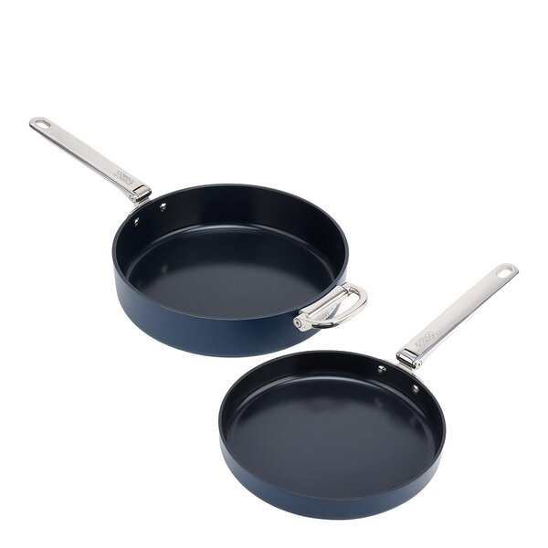 Joseph Joseph Space stekpanna 2 delar 24+28 cm midnight blue