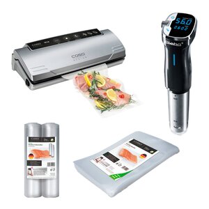 Steba SousVide set med vakuummaskin & tillbehör silver