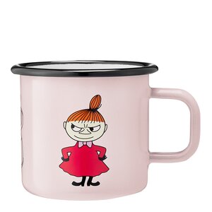 Muurla Mumin emaljmugg lilla my retro 37 cl