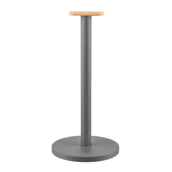 Alessi Mattina hushållspappershållare 33 cm mörkgrå/bambu