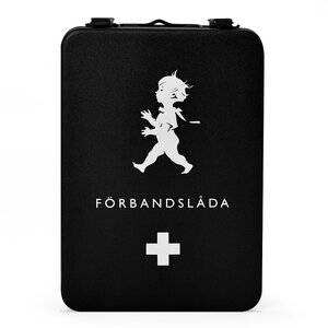 SOLSTICKAN Förbandslåda / Medicinskåp Svart