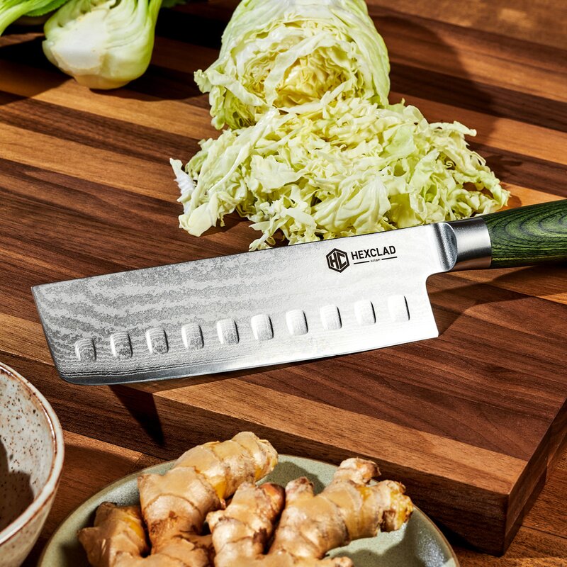 Hexclad Nakirikniv grönsakskniv 16 cm damaskus