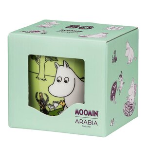 MoominArabia Muminmugg 30 cl Mumintrollet 80 år med presentask