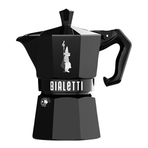Bialetti Exclusive mokabryggare 3-koppar 13 cl svart