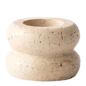 Tell Me More Travertin ljusstake liten 5 cm