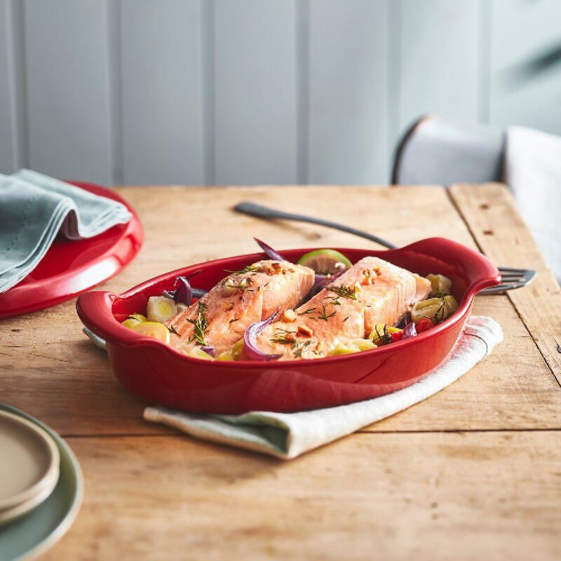 Emile Henry Papillote gryta 0,9 L röd