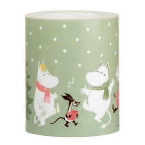 Muurla Mumin LED ljus 12,5 cm festlig stämning