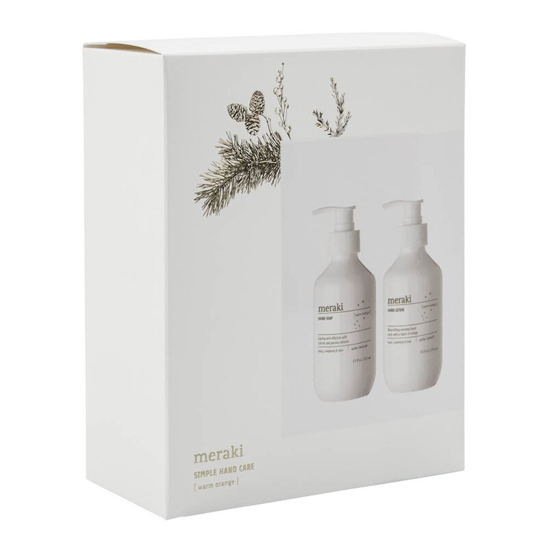 Meraki Presentask Winter Moment handvård 275 ml 2-pack Warm Orange