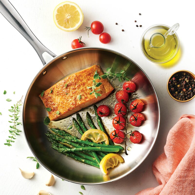 Tramontina Grano stekpanna 2 delar 25+30 cm stål