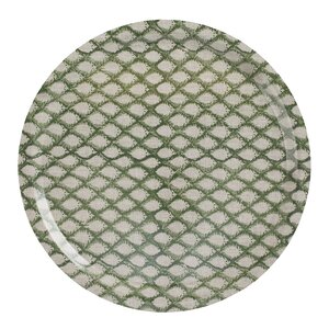 Chamois Cypress rund bricka 49 cm grön