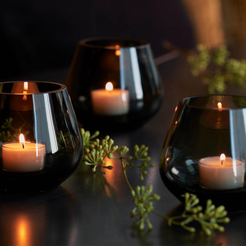 Magnor Rocks Värmljuslykta 8,5 cm Koksgrå