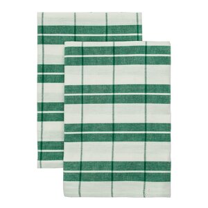 Nicolas Vahé Chef kökshandduk 50x70 cm 2-pack grön/vit