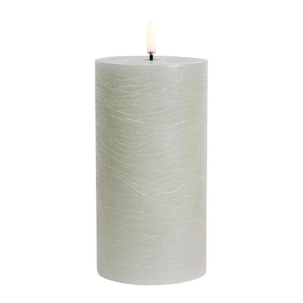 Uyuni Lighting Pillar LED Blockljus 7,8x15,2 cm Dusty Green