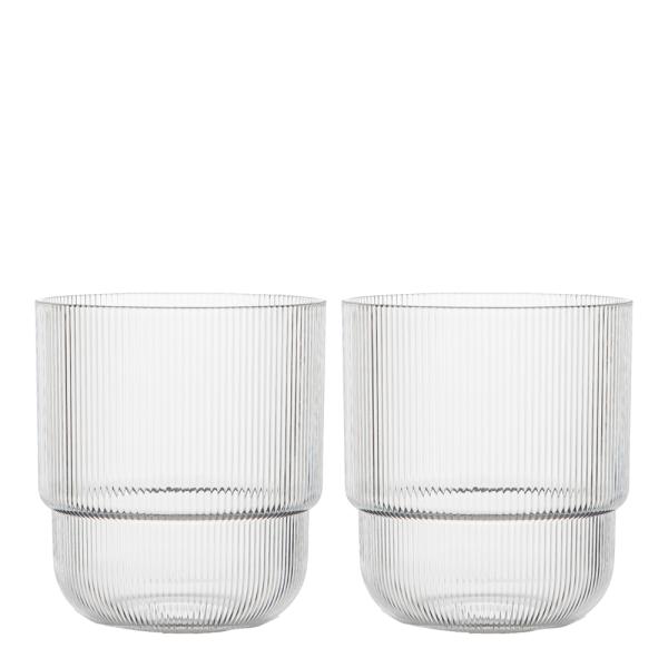Sagaform Billi Vattenglas 40 cl 2-pack Klar
