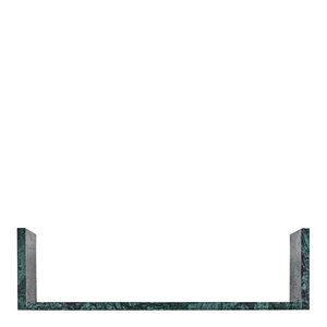 House Doctor Marr vägghylla i marmor 50 cm grön marmor