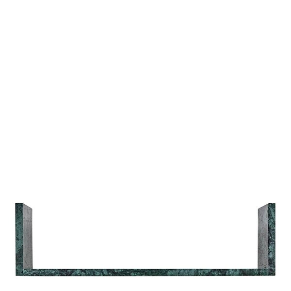 House Doctor Marr vägghylla i marmor 50 cm grön marmor