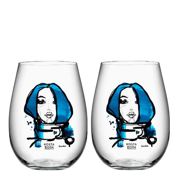 Kosta Boda All About You Tumbler 57 cl 2-pack Miss You