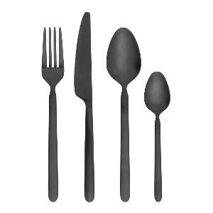 Blomus Stella Bestickset 16 delar Svart