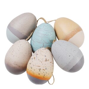 Cult Design Zen påskägg 6-pack 6 cm multi