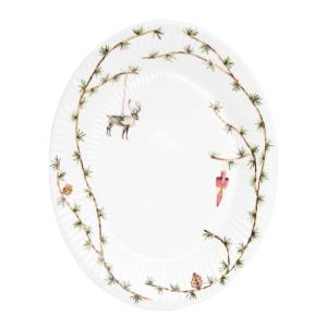 Kähler Hammershøi Christmas Fat Oval 27x34 cm Vit