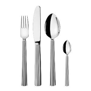 Georg Jensen Bernadotte Bestickset 24 delar Blankpolerat Rostfritt Stål