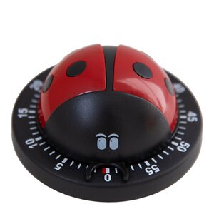 Bengt Ek Mekanisk timer Nyckelpiga svart