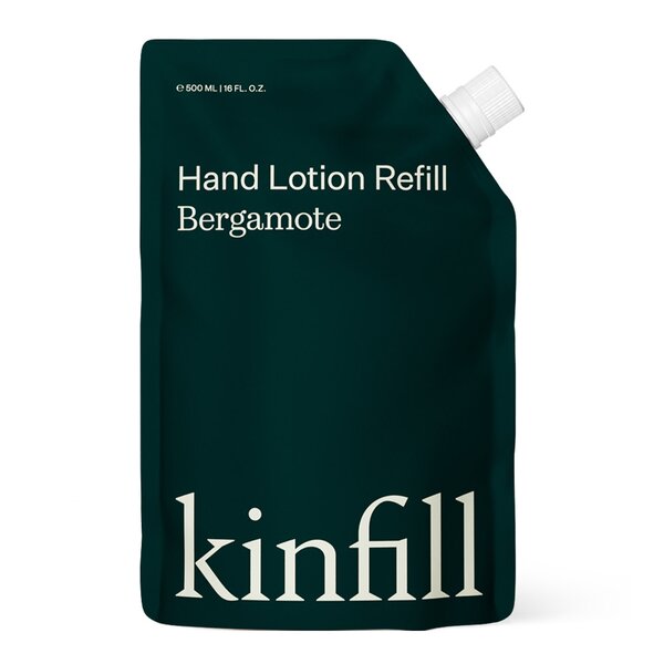 Kinfill Refill handkräm 500 ml bergamote