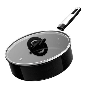 Tefal Exceptional Ceramic traktörpanna med lock 24 cm svart