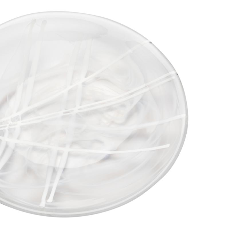 Kosta Boda Contrast Fat 38 cm Vit