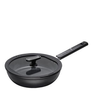 Fiskars Hard Face keramisk traktörpanna med lock 24 cm