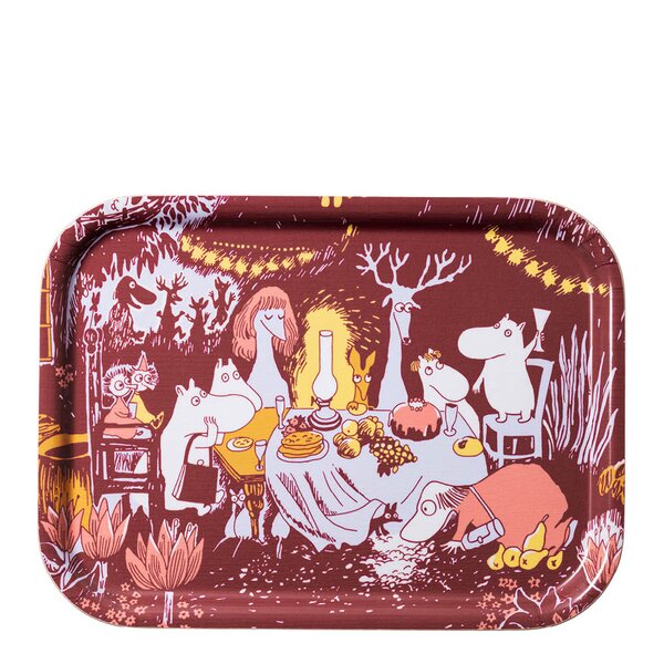 MoominArabia Mumin serveringsbricka 27x20 cm Festliga stunder