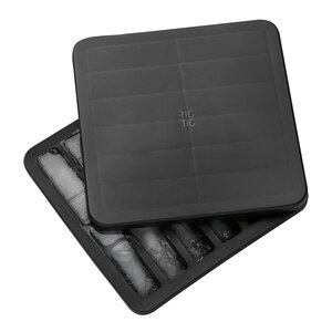 RIG-TIG FREEZE-IT isform med lock 2,5 cm silikon svart