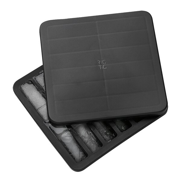 RIG-TIG FREEZE-IT isform med lock 2,5 cm silikon svart