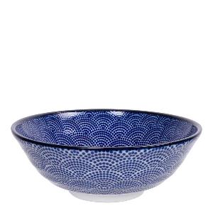 Tokyo Design Studio Nippon Blue Soba Skål Dots
