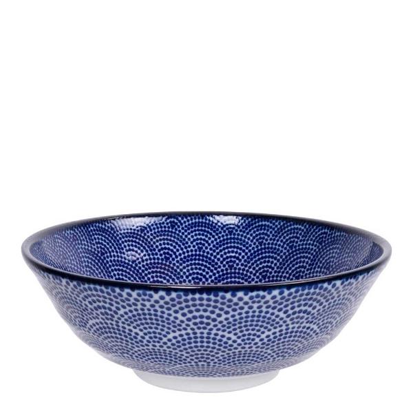 Tokyo Design Studio Nippon Blue Soba Skål Dots