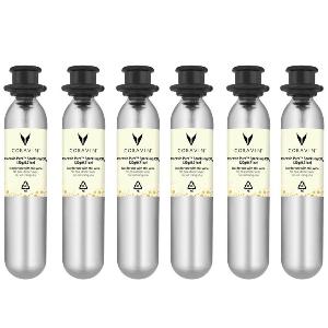 Coravin Pure Sparkling CO2-kapslar 6-pack Silver