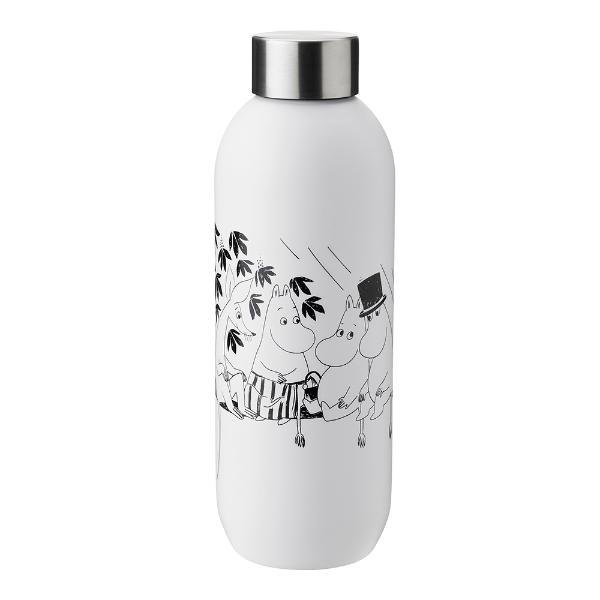 Stelton – Mumin Keep Cool Dricksflaska 75 cl Soft White