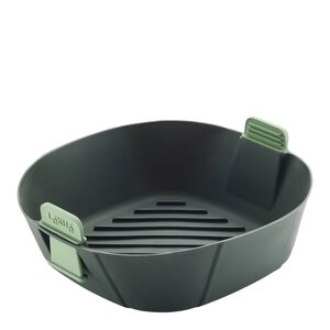Lékué Silikonkorg L till airfryer 22x22 cm grå
