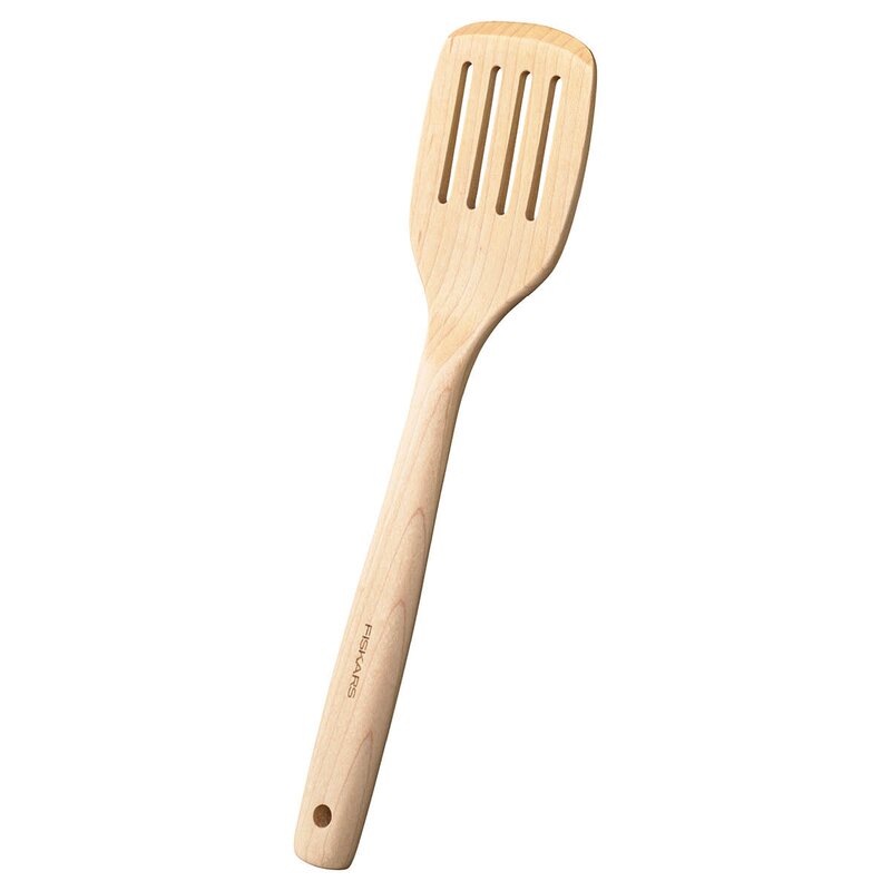 Fiskars Folken stekspade perforerad 30 cm trä