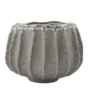 House Doctor Shell kruka 14 cm beige/grå