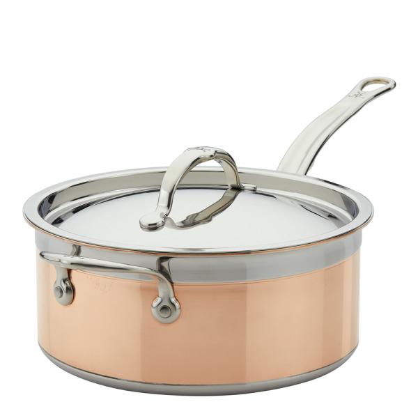 Copperbond Kastrull med lock 3,8 L Koppar