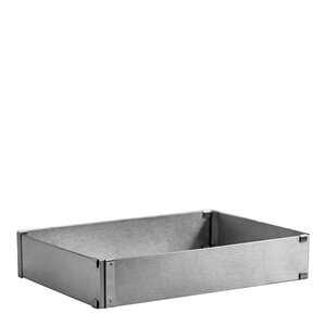 Blomsterbergs Justerbar rektangulär tårtform 18x25x5 rostfritt stål