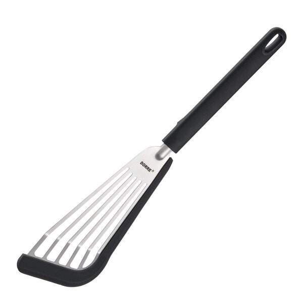 Dorre Sima stekspade med silikonkant 33 cm rostfritt stål